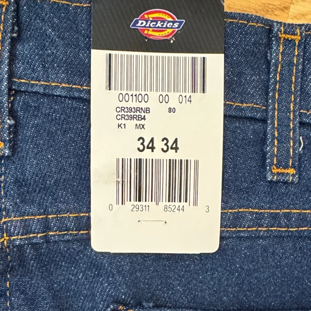 5 BRAND NEW pairs of Dickies Men's Straight Jeans in Deep Indigo